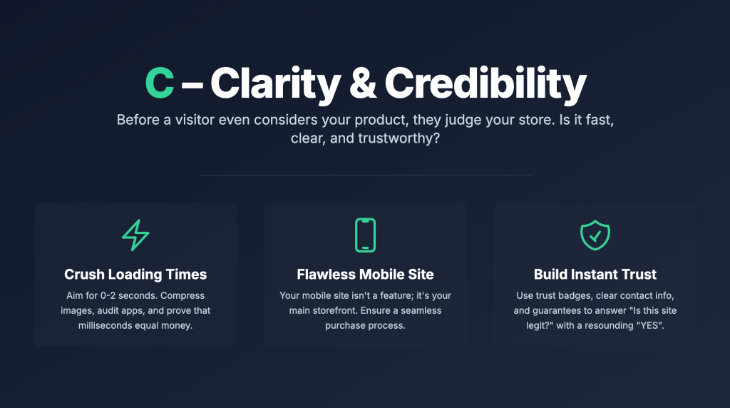 Clarity & Credibility