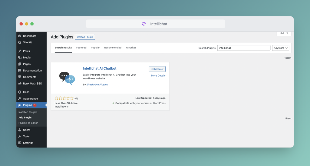 Intellichat WordPress Plugin